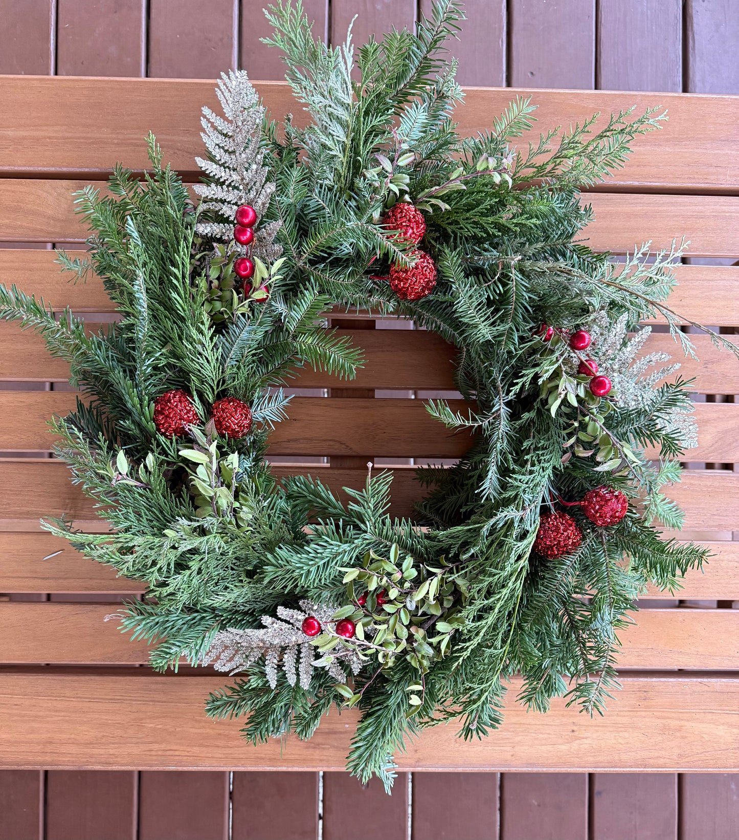 Holly Jolly Wreath Centerpiece