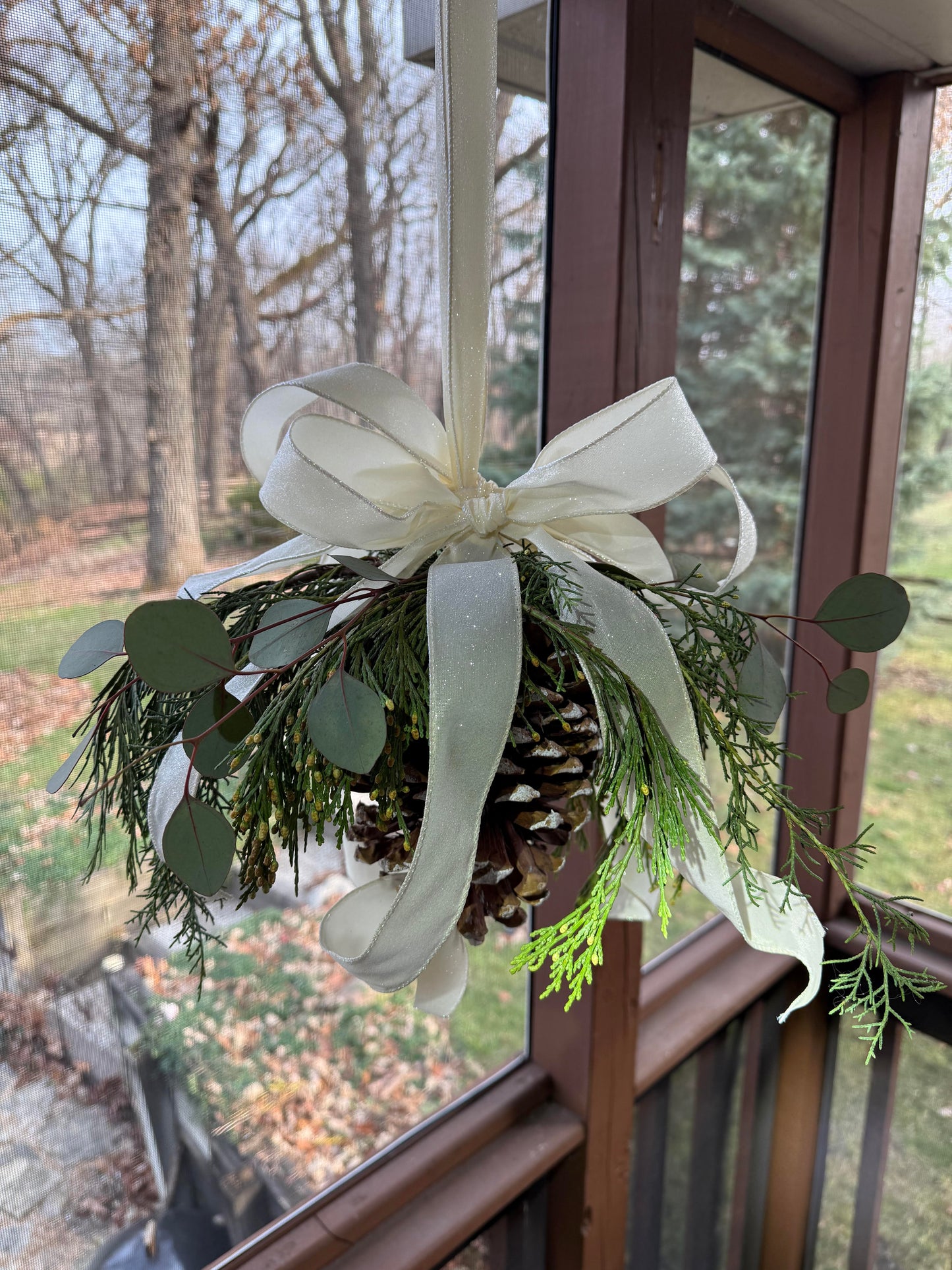 Merry Pinecone Ornament