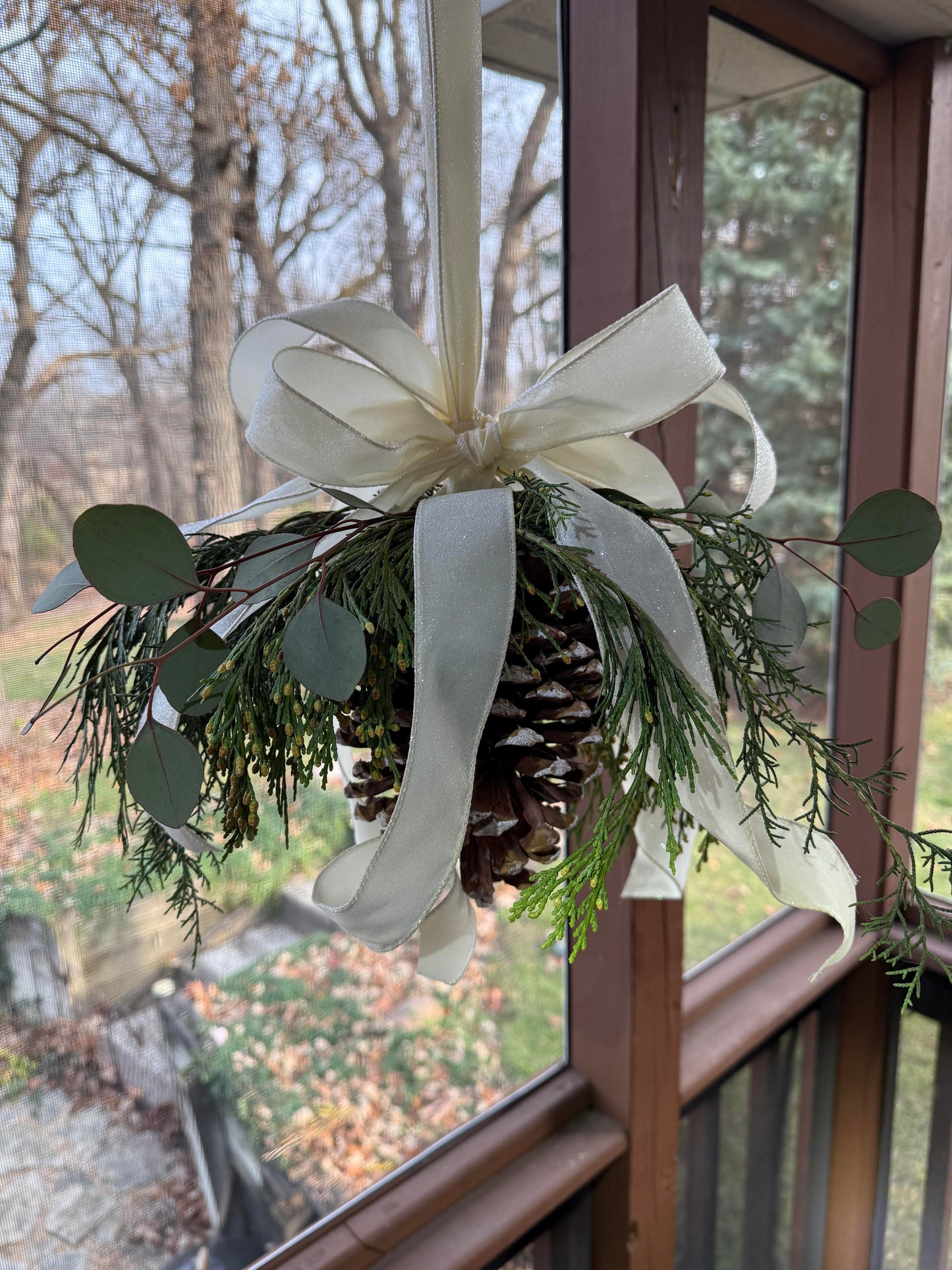 Merry Pinecone Ornament